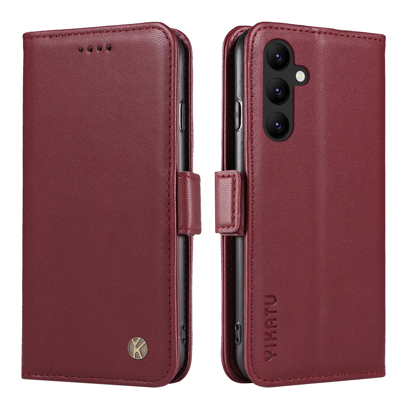 Nárazuvzdorné pouzdro YIKATU YK-003 pro Samsung Galaxy A24 4G PU kožené flipové pouzdro na peněženku Nárazuvzdorné pouzdro YIKATU YK-003 pro Samsung Galaxy A24 4G PU kožené flipové pouzdro na peněženku